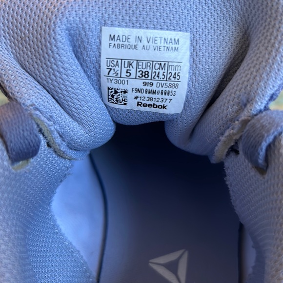 REEBOK CLOUDRIDE DMX 4 Indigo Denim Cheetah Print Walking Shoes Women’s 7.5 - Picture 3 of 14